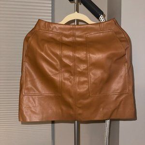 H&M Faux Leather Skirt, NWT, Size 6